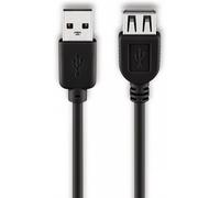 GOOBAY USB 2.0 Hi-Speed Verlängerung, A/A, 68622, 0,3 m, schwarz