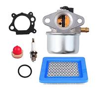 Gotrain 799868 Vergaser Ersatz für Briggs & Stratton 498170, Vergaser Ersatz Luftfilter für BS 491588 491588S, Primer Lampe Ersatz für BS 694395