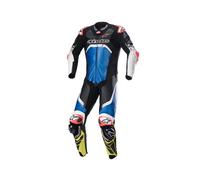 GP Tech V4 1tlg. Lederkombi Herren (schwarz/blau/neongelb), 50