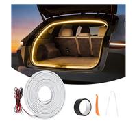 GPJYD 4M Kofferraum Lichtstreifen,Warmweiß 3200K Kofferraum Beleuchtung LED | Wasserdichte, Flexible, Kofferraumbeleuchtung LED Streifen DC12V