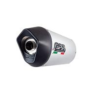 GPR Auspuff Fantic Motor XEF 125 Competition 4t 2021/2022 e5 Auspuff genehmigt mit Furore Silber