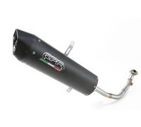 GPR Komplettauspuffanlage Aprilia Leonardo 125 1996/06 Racing full sysTEm Furore Nero