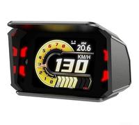 GPS-fähiges OBD2-Head-Up-Display, LCD-Messgerät, Überwachung der Motordrehzahl, Spannung, Öldruck, Turbo-Boost an Windschutzscheibe oder Konsole (russisch)