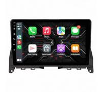 GPS LKW Navigationsgeräte für Mercedes Benz Clase C 3 W204 S204 2006-2011 mit Wireless Carplay&Android Auto, mit WiFi/GPS Navigation/Rückfahrkamera/SWC 4G+64G Camper, 8 Kern 6G＋128G