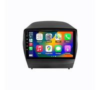 GPS Navi für Hyundai IX35 Tucson 2 2009-2015 mit Carplay Android Auto Wireless WiFi GPS RDS Mic Rückfahrkamera Camper Navigationssystem, 4 Kern 4G＋64G