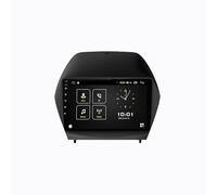 GPS Navi Navigationsgerät 2 Din für Hyundai ix35 2 Tucson 2 LM 2009-2015 mit Bluetooth Fm Radio, Mirror Link, USB, Aux, Bluetooth Unterstützt Tpms Lenkradsteuerung, 8 Kern 6G+128G