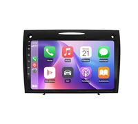 GPS Navi Navigationsgerät 2 Din für Mercedes Benz SLK 2004-2010 mit Bluetooth Fm Radio, Mirror Link, USB, Aux, Unterstützt Tpms Lenkradsteuerung, 4 Kern 1G+16G