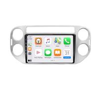 GPS Navi Navigationsgerät 2 Din für Volkswagen VW Tiguan 5N 2007-2016 mit Bluetooth Fm Radio, Mirror Link, USB, Aux, WiFi mit Mirror Link Am Radio, 4 Kern 1G+16G