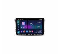 GPS Navi Navigationsgerät 2 Din für VW Volkswagen Tiguan Touran Amarok Golf Caddy mit Bluetooth Fm Radio, Mirror Link, USB, Aux, WiFi mit Bluetooth Mirror Link Am Radio, 4 Kern 4G+64G
