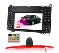 GPS Navi Navigationsgeräte für Auto PKW LKW 7 Zoll Touchscreen Autoradio Europa UK 52 Karten, Auto Nachtsicht Rückfahrkamera Ersatz für Mercedes Benz Viano Vito W639 V6 2003-2014