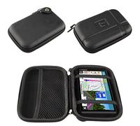 GPS-Tasche für Garmin DriveSmart 66 - Hardcase mit Gummizug & Zubehörfach - stoßfest & ideal für unterwegs