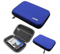 GPS-Tasche für Garmin DriveSmart 76 - Hardcase mit Gummizug & Zubehörfach - stoßfest & ideal für unterwegs
