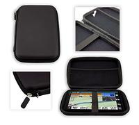 GPS-Tasche für Garmin DriveSmart 86 - Hardcase mit Gummizug & Zubehörfach - stoßfest & ideal für unterwegs