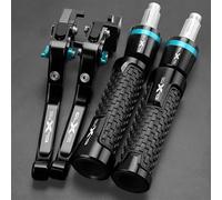 GQUIKGW Ersetzen Griff Lenker Griffe Enden Für CFMOTO 700CLX CLX700 700 CLX 2021 Einstellbare Bremse Kupplung Hebel Motorrad Zubehör(Nero)