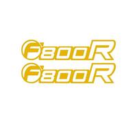 GQUIKGW Motorradaufkleber Für BMW F800R F 800 R F 800R 2009 2010 2011 2012 2013 2014 2015-2020 Motorradaufkleber Aufkleber Zubehör (Color : Gold)