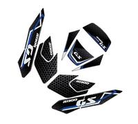 GQUIKGW Motorradaufkleber Motorrad Tank Pad Zubehör Schutz Aufkleber Für BMW R1300GS R 1300 GS 2023 2024(Blu)