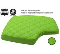 GR?N ECHT LEDER DIAMANT NAHT ARMLEHNEN ABDECKUNG F?R BMW 3 F80 2013-2018
