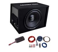 GR.ZERO 25BR-ACT - 25cm Universal Aktiv Bassreflex Subwoofer/Bass Upgrade Set