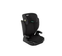 Graco Junior Maxi™ i-Size R129 Kindersitz, ca. 3,5 bis 12 Jahre (100 bis 150 cm), Kindersitzerhöhung, Armlehnen und Kopfstütze höhenverstellbar, leicht, mit Getränkehalter, schwarz, Midnight