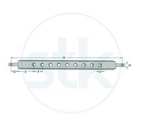 Granit Ackerschiene Zubehör für Dreipunkthydraulik Traktor Kat. 2 930mm