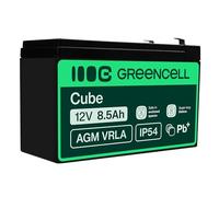 GC AGM47 8.5AH - Blei-Vlies-Akku, AGM, 12V, 8.5 Ah GREEN CELL