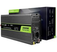 Green Cell® 2000W/4000W 12V auf 230V Reiner Sinus Volt kfz Spannungswandler Wechselrichter Konverter Pure Sine Wave Power Solar Inverter DC AC Umwandler Stromwandler Wohnwagen Auto Autoladegerät
