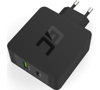 Green Cell - Netzteil - 45 Watt - 2 Ausgabeanschlussstellen (USB, 24 pin USB-C) - auf Kabel: USB-C - Schwarz
