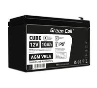 AGM Battery Lead Acid 12V 10Ah Maintenance Free for UPS and - Batterie - 10.000 mAh AGM50