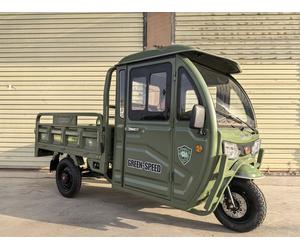 GREEN-SPEED 3 Rad Elektro GREEN-SPEED cargo "Grand Extra" Pritsche Kipper APE Runner Lastendreirad 25/45 kmh
