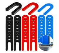 Greethga 60-teiliges Nivellier-Unterlegscheiben-Set für Auto-Hebebühnen, 2-Säulen- und 4-Säulen-Hebebühnen, Metall, Flach, Heavy Duty, 12 mm, Automotive, Autowaschmaschinen-Set, Washer