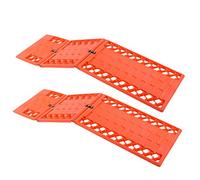 Gripmatte, Anfahrhilfe Set 2 Stück Orange klappbar 590 x 175 mm für Wohnmobil, Pkw, Geländewagen