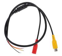 GRIRIW Kfz Rückfahrkamera Kabel mit Rca und Dc Stecker 3 adrig Kunststoffmaterial Stabile Übertragung und Breite Kompatibilität für Automotive Bus Heckleitung