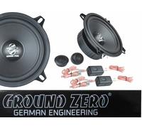 Ground Zero GZIC 13X IRIDIUM Lautsprecher System Boxen Audio Set 2 wege Kompo