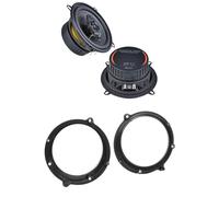 Ground Zero GZIF 5.2 Koaxial 13 cm Lautsprecher Einbauset für Audi A4 B5 vorne