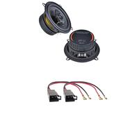 Ground Zero GZIF 5.2 Koaxial Lautsprecher Einbauset für Golf 1 Cabrio vorne