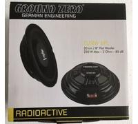 Ground Zero GZRW 8FL 20cm flach Subwoofer Kickwoofer (8") Free-Air inkl. Gitter