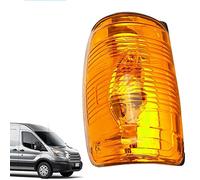 GSRECY Blinker für Außenspiegel, bernsteinfarbenes / klares Objektiv-Gehäuse, kompatibel mit Ford Transit MK8 2014 > EIN, rechte Seite, bernsteinfarbenes Objektiv)