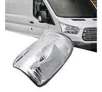 GSRECY Blinker für Außenspiegel, bernsteinfarbenes / klares Objektiv-Gehäuse, kompatibel mit Ford Transit MK8 2014 > ON (rechte Seite, klare Linse)