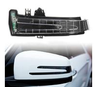 GSRECY Blinkleuchte Aussenspiegel Spiegelblinker Kompatibel mit Mercedes A B C CLA GLA GLK Klasse W204 W212 W221 W176 W246 X204 W218 LED Seitenspiegel Gelbes Marker Licht (Linke Seite)