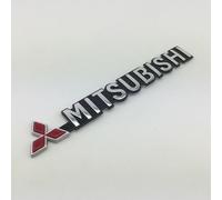 GSXOZCET Auto Emblem Aufkleber,für Mitsubishi ASX Pajero Sport Pajero Eclipse Cross 2000-2023 2024,mit Logo Metall Badge Aufkleber, Auto Vorne Hinten Styling Tuning Sticker Zubehor