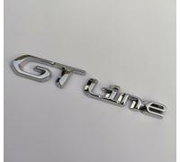 Gt Line Silber Metall Chrom Abzeichen Emblem Sticker für Renault Captur Kadjar