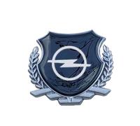 GTFRFD 3D Metall Embleme für Opel Mokka X Auto Chrom Emblem Aufkleber Körper Logo Buchstaben Sticker Zeichen Styling Zubehör Abzeichen,A