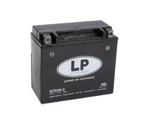 Landport GTX20L-BS GEL Motorrad Batterie, 12 V 18 Ah