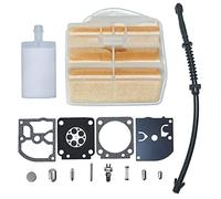 Gubeter Reparatursatz für Luftkraftstofffilterleitung, Vergaser, für Husqvarna 445 445E 450 450E Kettensägenteil, 544080803, 544128601