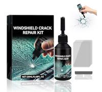 Gubuyi Steinschlag Reparaturset Windschutzscheibe, Glasreparaturflüssigkeit, Windshield Repair kit, Universelles Auto Glas Reparatur Set, Zur Reparatur von Kratzern, Löchern, und Sternförmigen Rissen