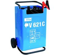 Güde Autobatterie-Ladegerät Batterielader V 621 C, 12 V / 24 V, 50 bis 70 A, mit Starthilfe