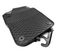 Gummi-Fussmatten Gummimatten Auto in Original Qualität schwarz Passform 4-teilig inklusive Befestigungen extra dick und funktionelles Design B01DPKOJD0