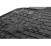 Gummimatten 4-Teile schwarz für Opel Astra G Coupe ab 03/2000-12/2001 PETEX