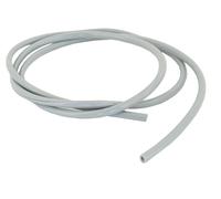 Gummi - Keder für Lampenmaske grau glänzend Simson Schwalbe KR51