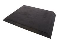 Gummiplatte 400X300X40MM SCHRAEGE KANTEN AUTOP SLI rubber platte